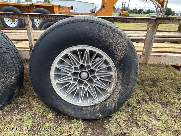 image for item NE9046 Shop built  equipment trailer