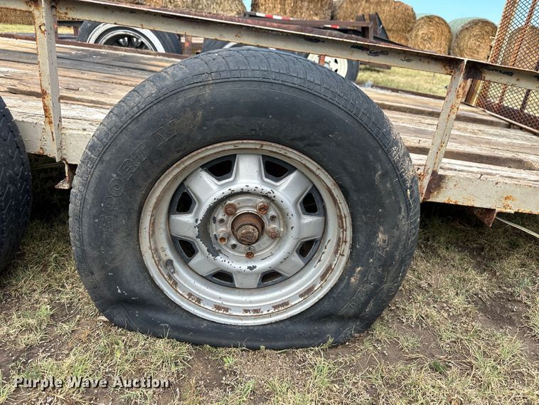 image for item NE9046 Shop built  equipment trailer