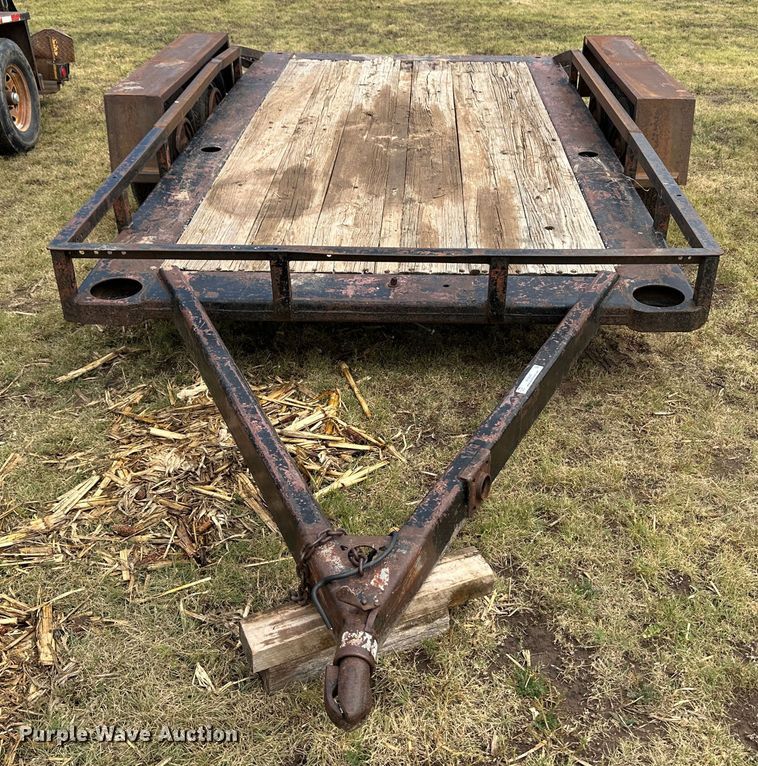 image for item NE9047 Shop built  Equipment trailer