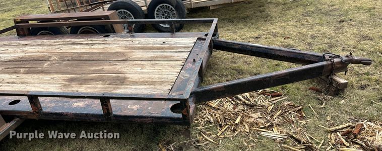 image for item NE9047 Shop built  Equipment trailer