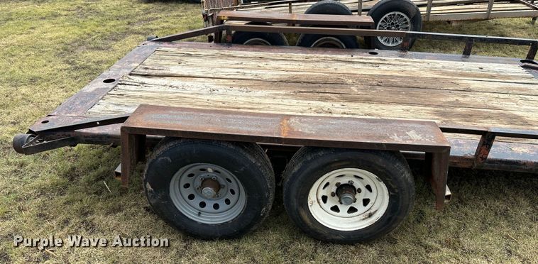 image for item NE9047 Shop built  Equipment trailer