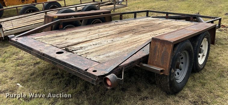 image for item NE9047 Shop built  Equipment trailer