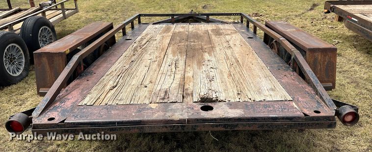 image for item NE9047 Shop built  Equipment trailer