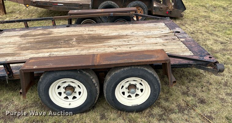 image for item NE9047 Shop built  Equipment trailer