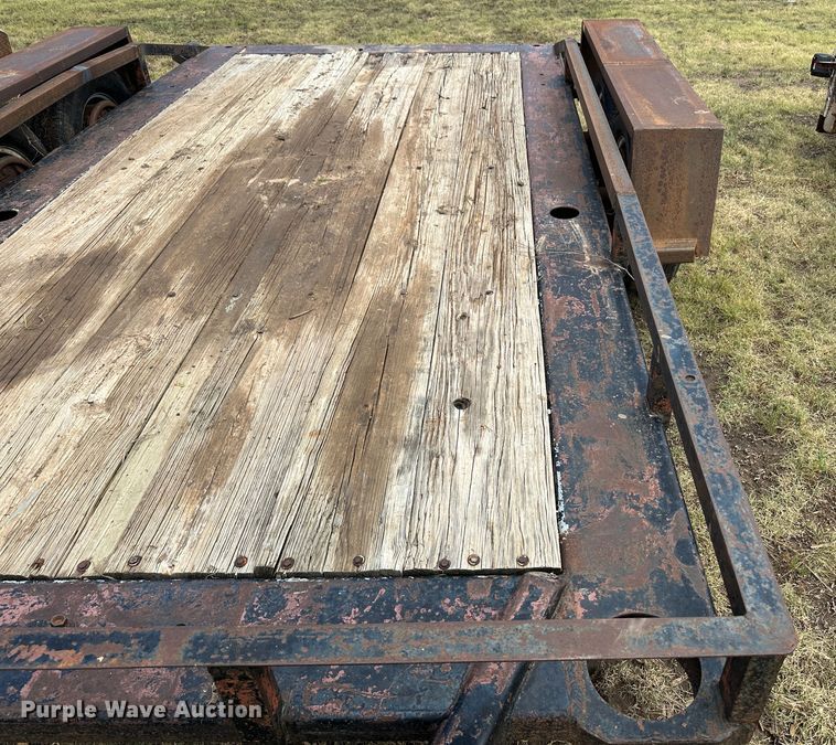 image for item NE9047 Shop built  Equipment trailer