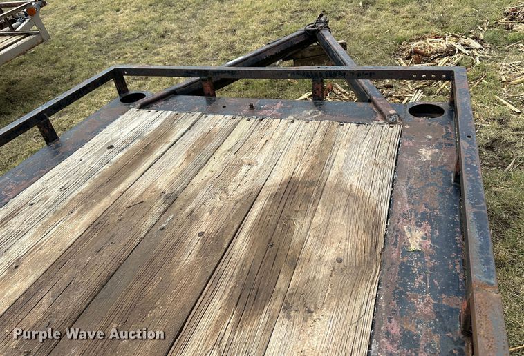 image for item NE9047 Shop built  Equipment trailer