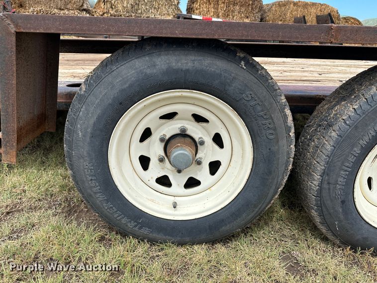image for item NE9047 Shop built  Equipment trailer
