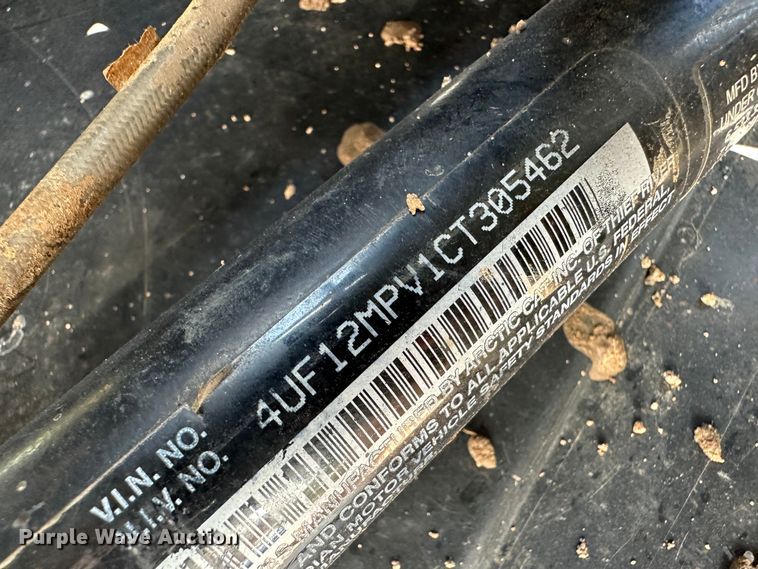 image for item NE9049 2012 Arctic Cat  utility vehicle