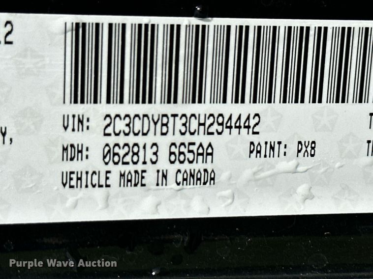 image for item NE9054 2012 Dodge Challenger