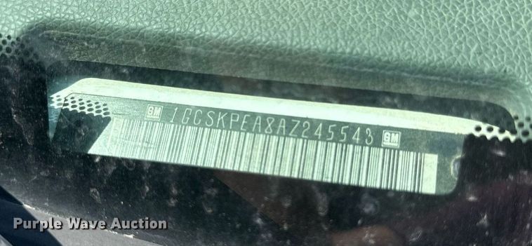 image for item NP9832 2010 Chevrolet Silverado 1500  Ext. Cab pickup truck