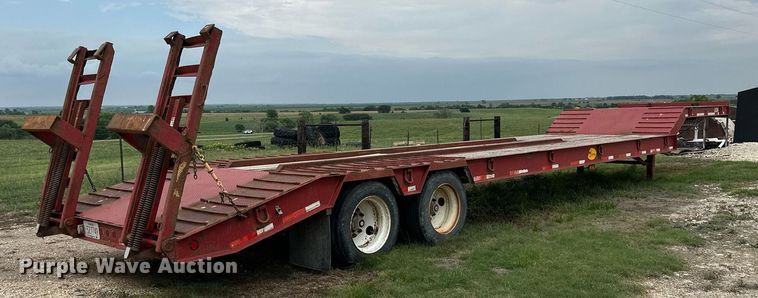 image for item NP9837 2006 Viking Trailers VFD46R16F35T  drop deck equipment trailer