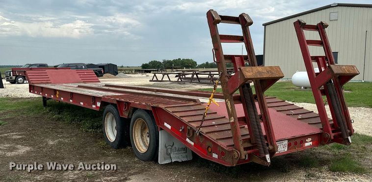 image for item NP9837 2006 Viking Trailers VFD46R16F35T  drop deck equipment trailer