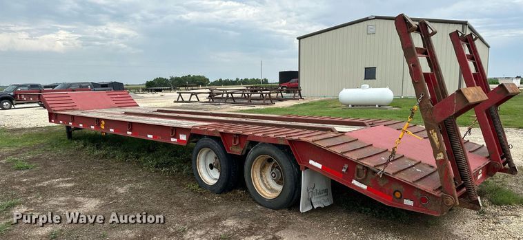 image for item NP9837 2006 Viking Trailers VFD46R16F35T  drop deck equipment trailer