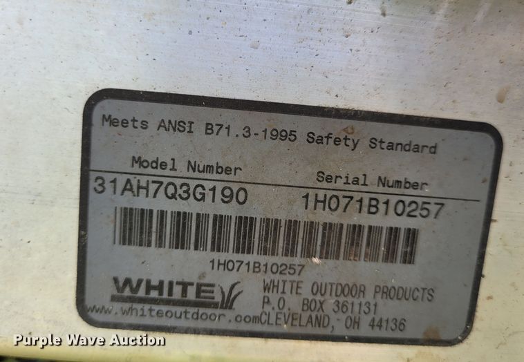 image for item NX9637 White Outdoor 955T  snow blower