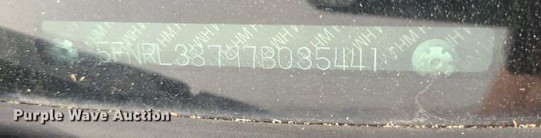 image for item NX9665 2007 Honda Odyssey  van