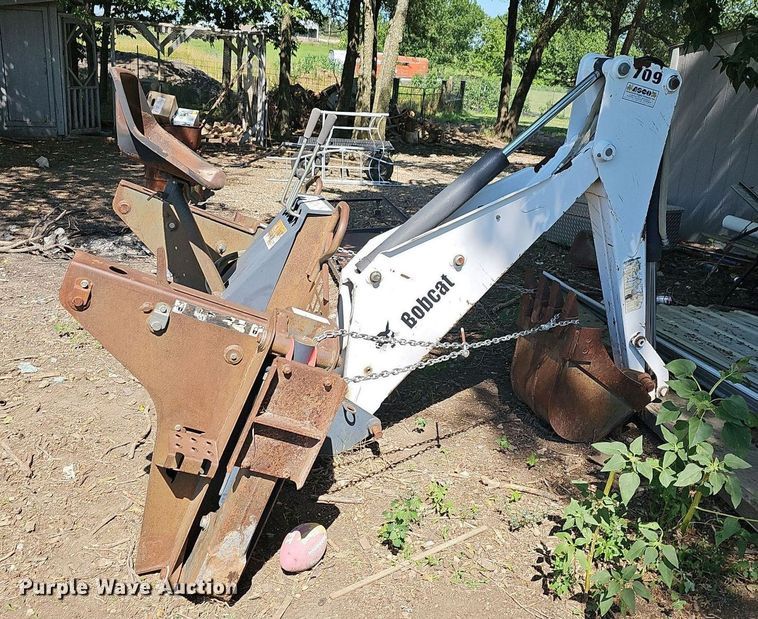 image for item NX9683 Bobcat 709FDS  skid steer backhoe