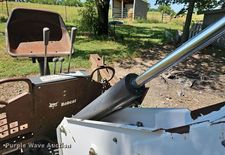 image for item NX9683 Bobcat 709FDS  skid steer backhoe