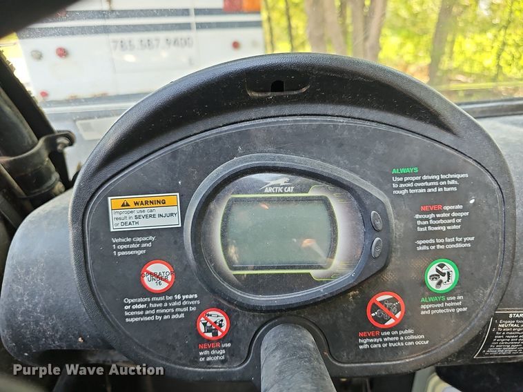 image for item NX9684 2012 Arctic Cat  utility vehicle