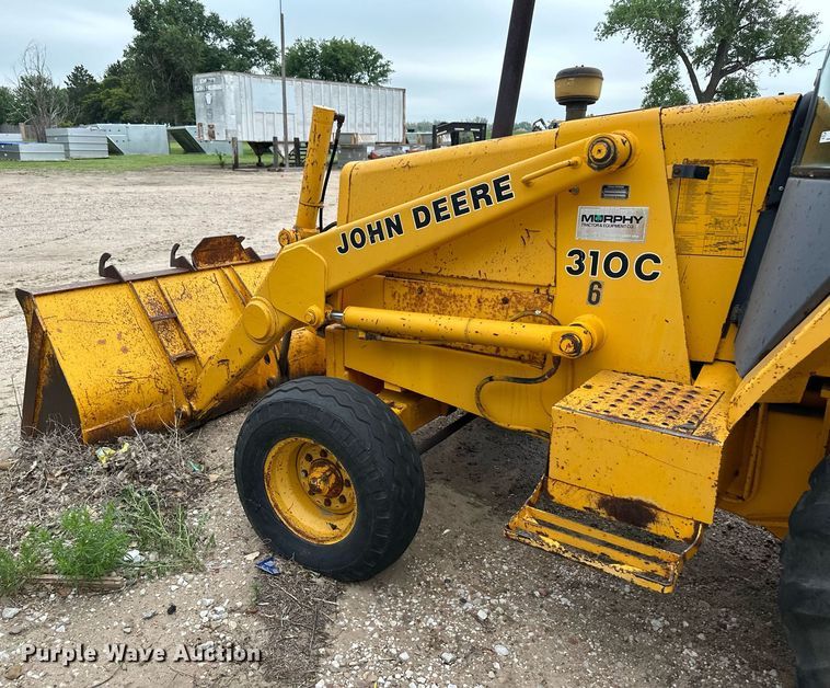 image for item NY9217 1988 John Deere 310C  backhoe