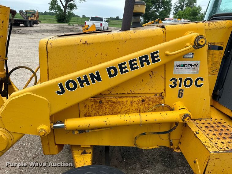 image for item NY9217 1988 John Deere 310C  backhoe