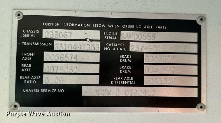 image for item OC9038 2006 Blue Bird  school bus