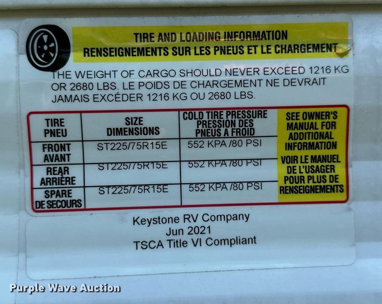 image for item OC9076 2021 Keystone Springdale  camper