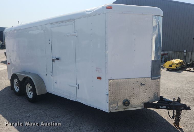 image for item OK9555 2010 Forest River  enclosed cargo trailer