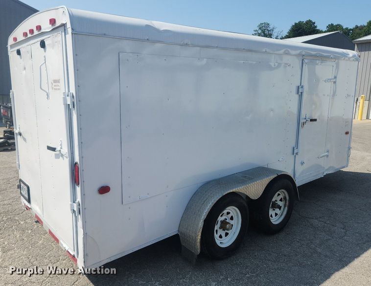 image for item OK9555 2010 Forest River  enclosed cargo trailer
