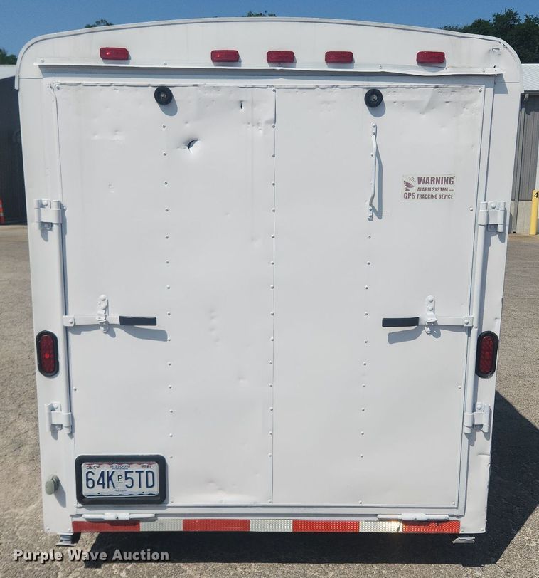 image for item OK9555 2010 Forest River  enclosed cargo trailer