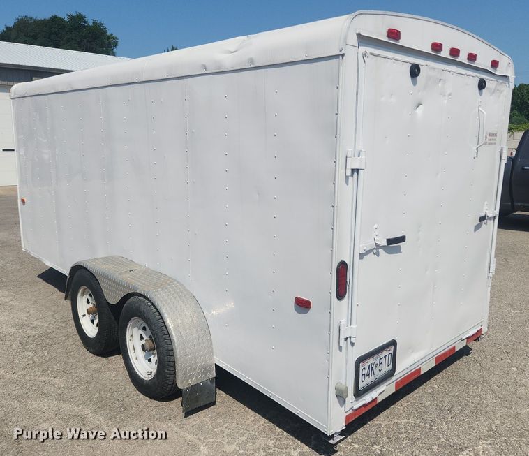 image for item OK9555 2010 Forest River  enclosed cargo trailer