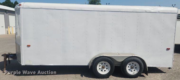 image for item OK9555 2010 Forest River  enclosed cargo trailer