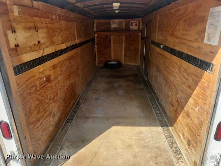 image for item OK9555 2010 Forest River  enclosed cargo trailer