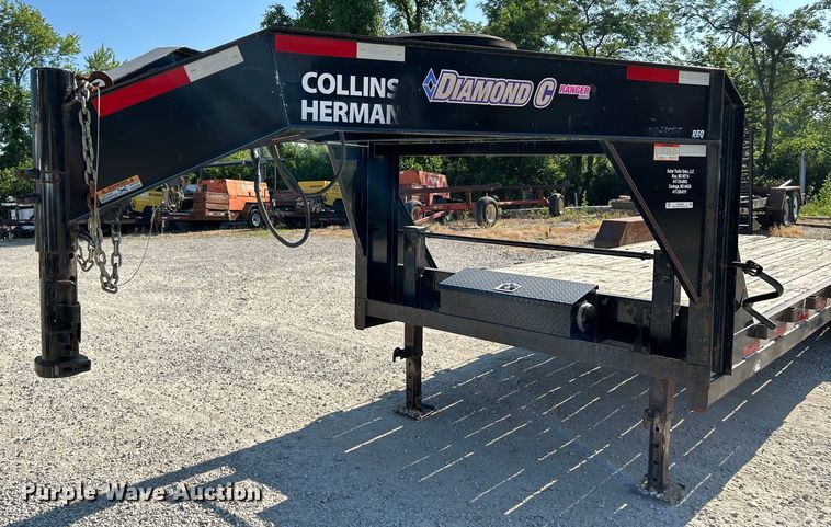 image for item OK9609 2014 Diamond C Ranger Series  equipment trailer