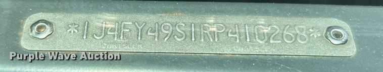 image for item OK9639 1994 Jeep Wrangler  SUV