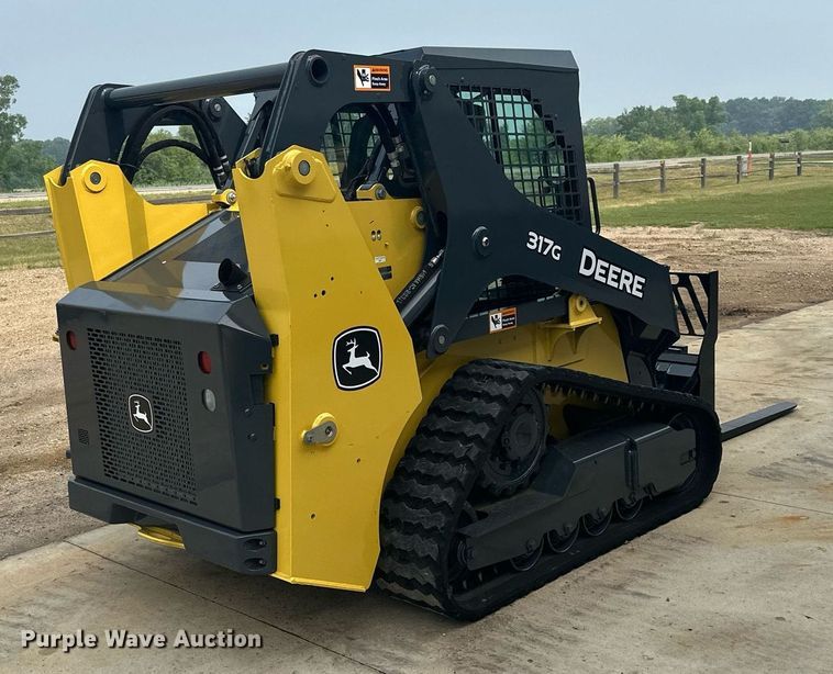 image for item AF9643 2019 John Deere 317G  tracked skid steer loader