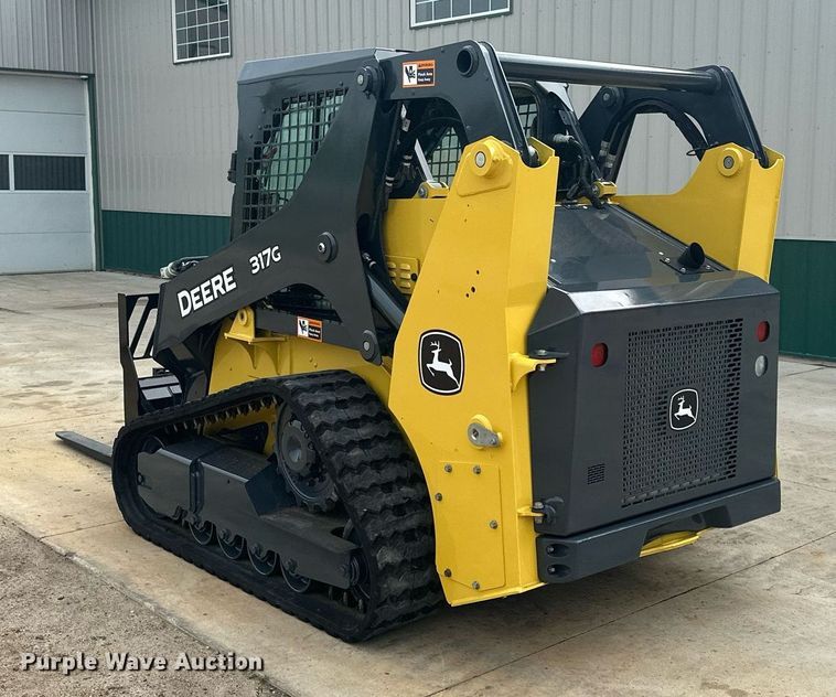 image for item AF9643 2019 John Deere 317G  tracked skid steer loader