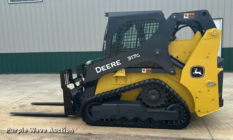 image for item AF9643 2019 John Deere 317G  tracked skid steer loader