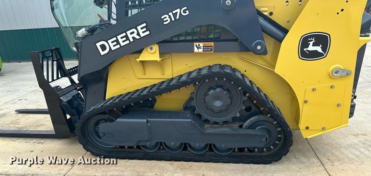 image for item AF9643 2019 John Deere 317G  tracked skid steer loader