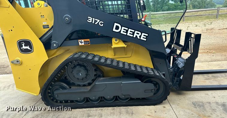 image for item AF9643 2019 John Deere 317G  tracked skid steer loader