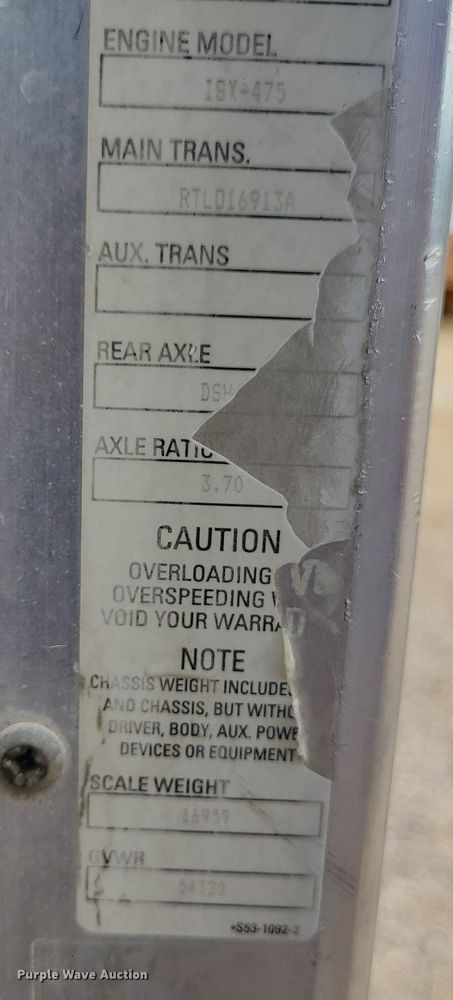 image for item BR9809 2007 Kenworth T800  dump truck