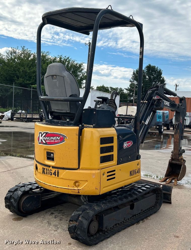 image for item DI7896 2016 John Deere 17G  mini excavator