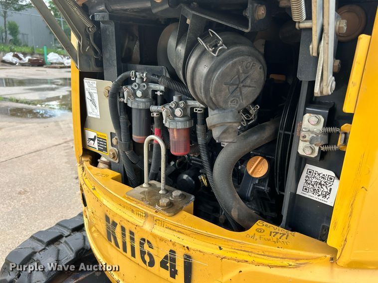 image for item DI7896 2016 John Deere 17G  mini excavator