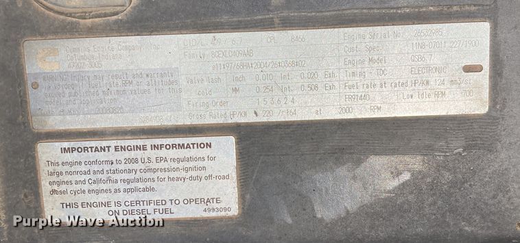 image for item DJ6176 2009 Hyundai 290LC9  excavator