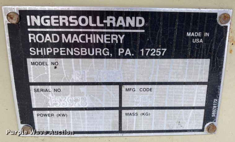 image for item DJ6180 1998 Ingersoll Rand RT-708G  forklift