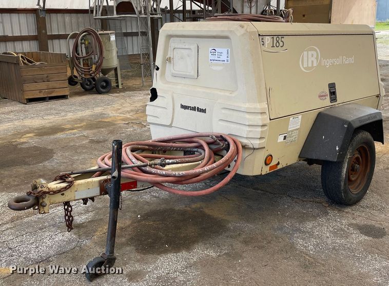 image for item DL3845 2007 Ingersoll Rand P185WJD  air compressor
