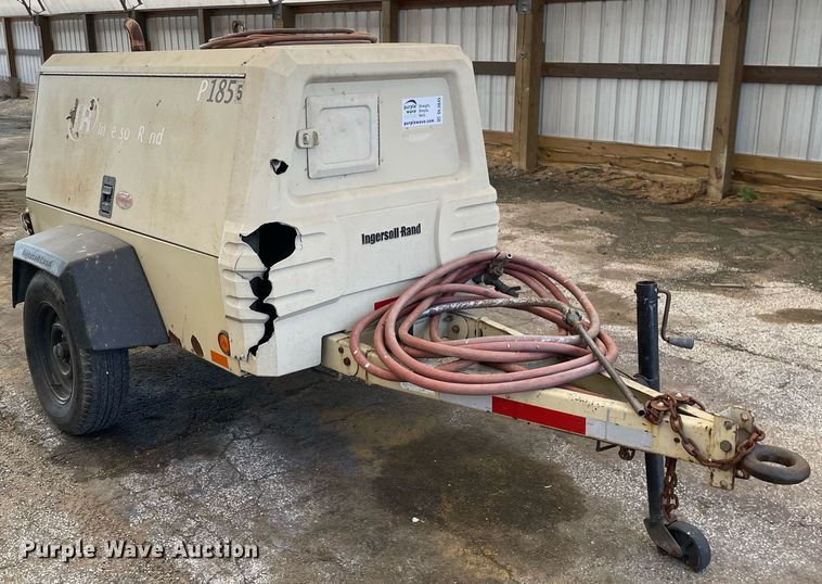 image for item DL3845 2007 Ingersoll Rand P185WJD  air compressor