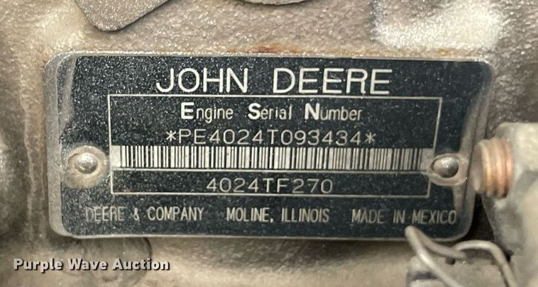 image for item DL3845 2007 Ingersoll Rand P185WJD  air compressor