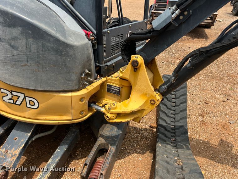image for item DN3070 2012 John Deere 27D  mini excavator