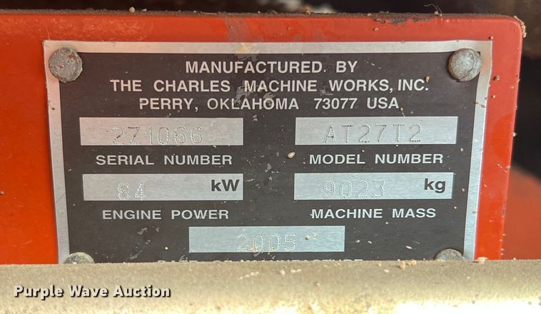 image for item DN3081 2005 Ditch Witch JT2720 All-Terrain  directional boring unit