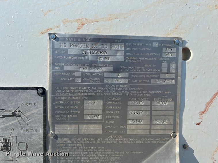 image for item DN3082 2013 Freightliner Business Class M2  forestry bucket truck